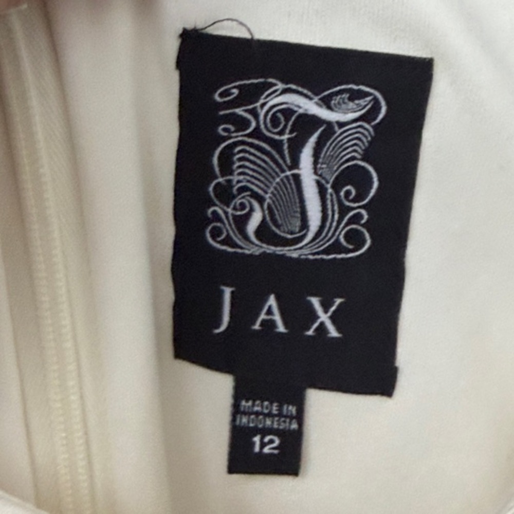 Jax Cream Midi Dress with Black Lace Waistband - Picture 2 of 4